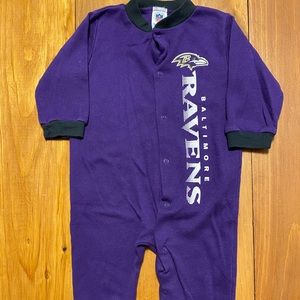 NFL Baltimore Ravens Button Up Sleeper